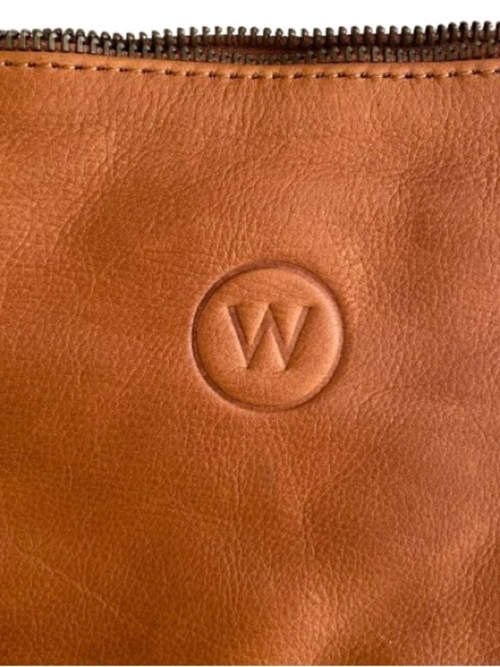 Wanderers Venetian Molto Grande Tan Quality Leather Crossbody Bag Commuter NWT - Picture 6 of 14